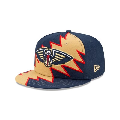 New Orleans Pelicans Gorra | New Era NBA Flash 9fifty Snapback Cap Mexico - Azules
